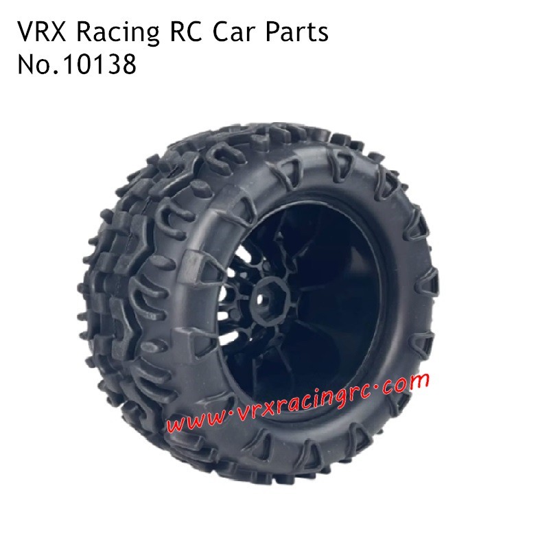 10138 Tire Assembly Parts for VRX Racing RH1001 1/10 Nitro RC Car