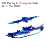 Upgrade Front and Rear Straight Axle Assemblies (with differential) 11056 11507 Metal Accessories for VRX Racing 1/10 RC Car