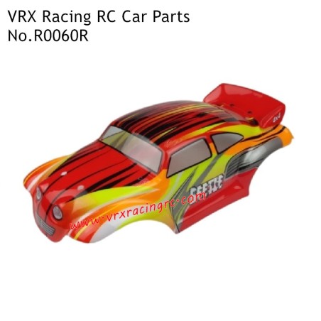 Red PVC Car Shell R0060R Parts for VRX Racing High Speed Racing RC Car