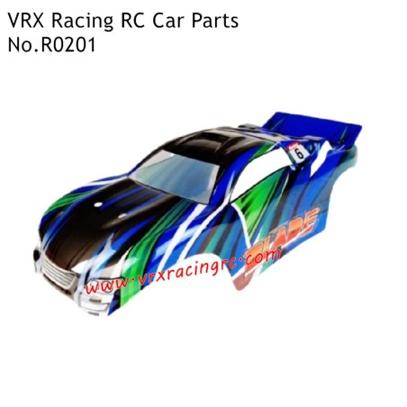 Blue Car Shell R0201 Parts for VRX Racing Off-road RC Truck