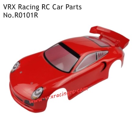 VRX Racing RC Car Parts Red Car Shell R0101R RH1003 RH1025 RH1026