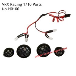 VRX Racing 1/10 RC Car Parts Large and Small Car Lights Set H0100