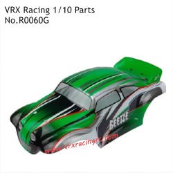 VRX Racing 1/10 RC Car Parts Car Shell Green R0060G