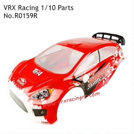 VRX Racing 1/10 RC Car Parts Red PVC Car Shell R0159R