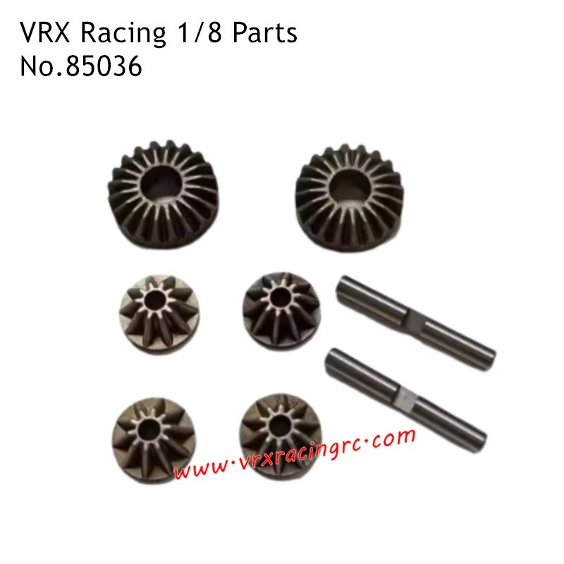 VRX Racing 1/8 RC Car Parts Differential Gear 20T and Differential Pinion 10T 85036