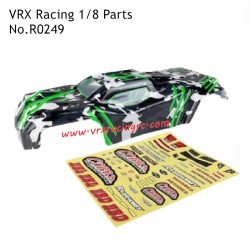 VRX Racing 1/8 RC Car Parts PVC Car Shell R0249