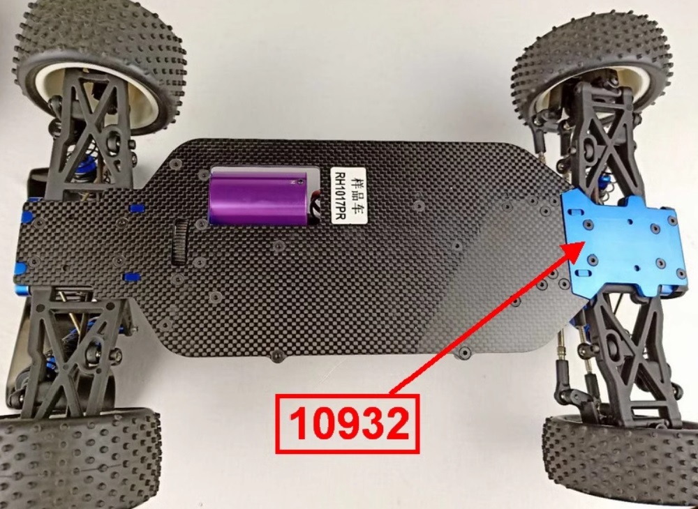 Upgrade Chassis Connection Plate Parts for VRX racing 1/10 Nitro Monster Truck